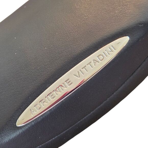 Adrienne Vittadini SunGlasses with Case 5009S Dark Amber Oval Wrap Havana main image 5